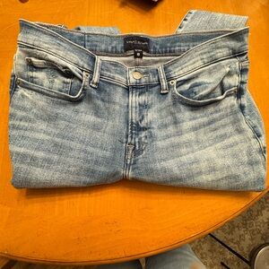 Abercrombie & Fitch Women's Light Blue Flare Jeans